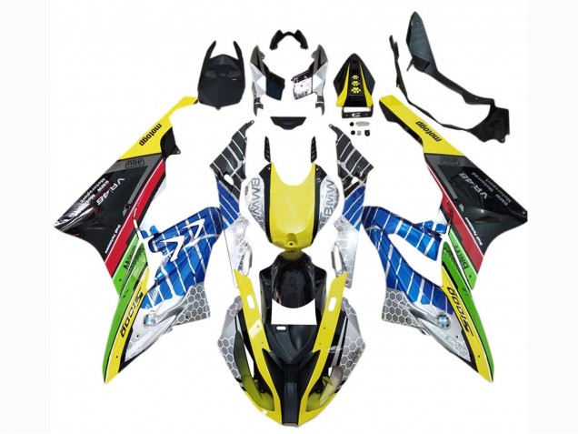 2015-2016 BMW S1000RR Motorcycle Fairings - Yellow Blue Green Red Black VR 46 Canada Websites