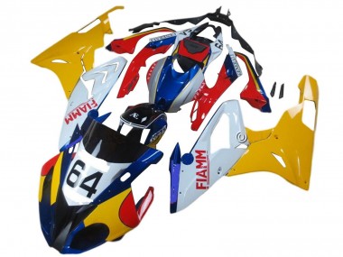 2015-2016 BMW S1000RR Motorcycle Fairings - Yellow White Blue Fiamm 64 Canada Websites