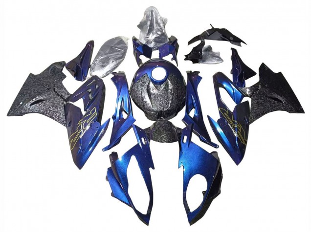 2015-2016 BMW S1000RR Motorcycle Fairings - Gradient Purple Blue Forged Carbon Fiber Canada Websites