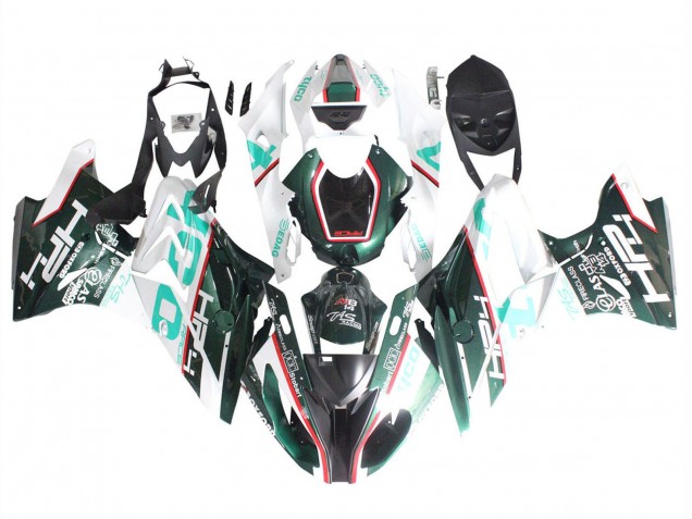 2015-2016 BMW S1000RR Motorcycle Fairings - White Green Black Canada Websites