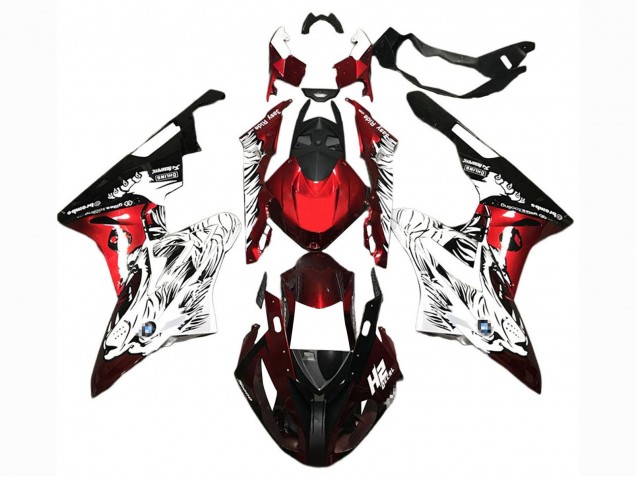 2015-2016 BMW S1000RR Motorcycle Fairings - White Red Black Canada Websites