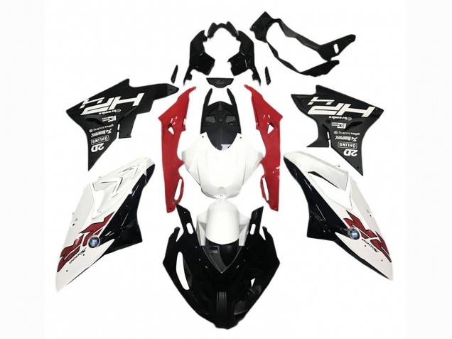 2015-2016 BMW S1000RR Motorcycle Fairings - White Red Matte Black Canada Websites
