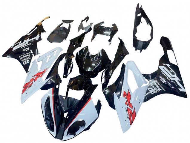 2015-2016 BMW S1000RR Motorcycle Fairings - White Glossy Black Canada Websites