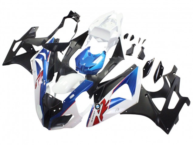 2009-2014 BMW S1000RR Motorcycle Fairings - White Blue Matte Black Canada Websites