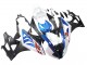 2009-2014 BMW S1000RR Motorcycle Fairings - White Blue Matte Black Canada Websites