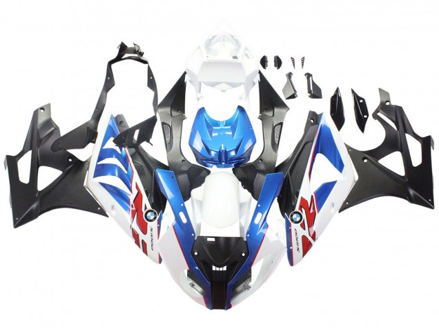 2009-2014 BMW S1000RR Motorcycle Fairings - White Blue Matte Black Canada Websites