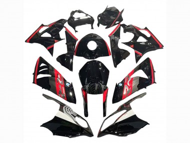 2009-2014 BMW S1000RR Motorcycle Fairing - Red Glossy Black Canada Websites