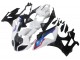 2009-2014 BMW S1000RR Motorcycle Fairings - White Red Blue Glossy Black HP Becker Carbon Canada Websites