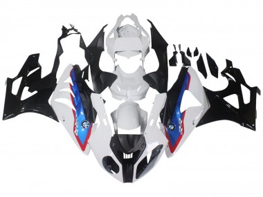 2009-2014 BMW S1000RR Motorcycle Fairings - White Red Blue Glossy Black HP Becker Carbon Canada Websites