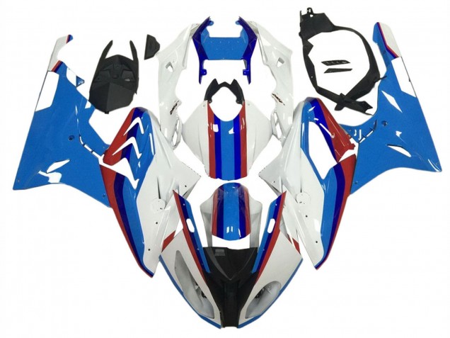 2009-2014 BMW S1000RR Motorcycle Fairings - White Red Blue Canada Websites