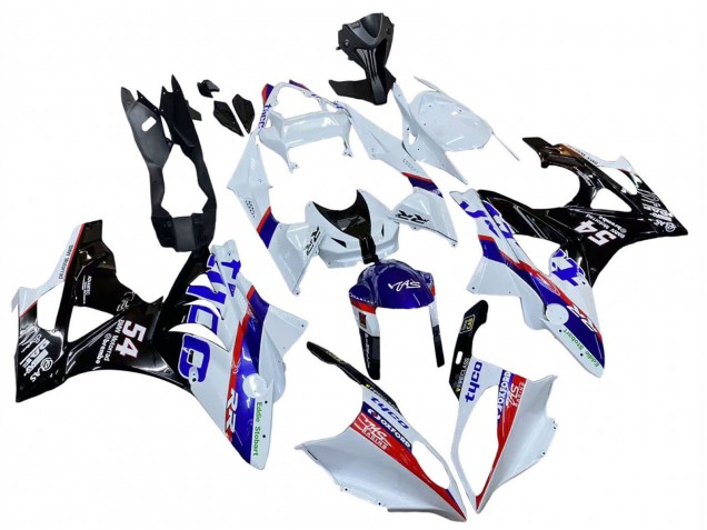 2009-2014 BMW S1000RR Motorcycle Fairings - White Red Blue Black Tyco Canada Websites