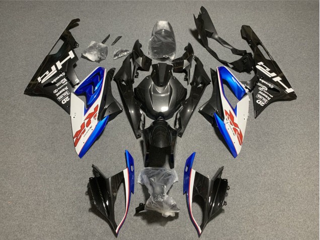 2009-2014 BMW S1000RR Motorcycle Fairings - White Blue Glossy Black HP Red RR Canada Websites