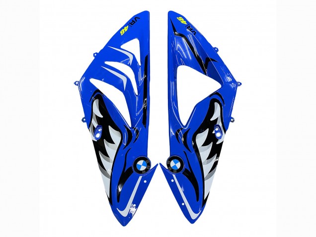 2009-2014 BMW S1000RR Motorcycle Fairings - Blue Yellow Red Black Shark VR 46 Canada Websites
