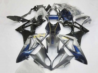 2009-2014 BMW S1000RR Motorcycle Fairings - Silver Blue Glossy Black Canada Websites