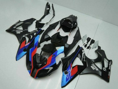 2009-2014 BMW S1000RR Motorcycle Fairings - Blue Red Matte Black Castrol Canada Websites