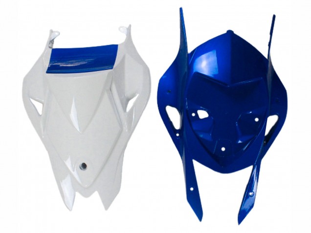 2009-2014 BMW S1000RR Motorcycle Fairings - White Blue Glossy Black Castrol Canada Websites