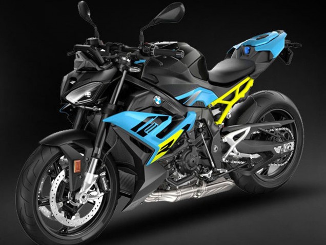2021-2025 BMW S1000R Motorcycle Fairings - Black Light Blue Yellow Canada Websites