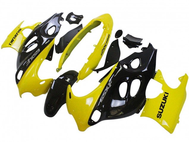2004-2006 Suzuki GSX600F/GSX750F Motorcycle Fairings - Glossy Black Yellow Canada Websites