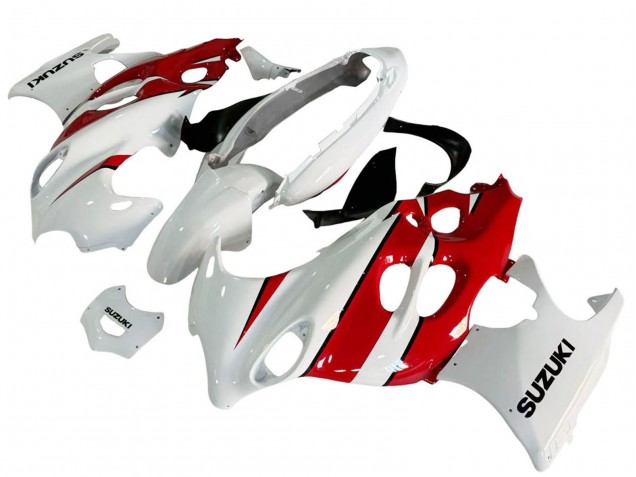 2004-2006 Suzuki GSX600F/GSX750F Motorcycle Fairings - White Red Canada Websites
