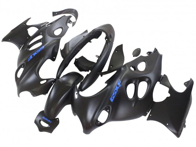 2004-2006 Suzuki GSX600F/GSX750F Motorcycle Fairings - Matte Black with Blue Logo Canada Websites