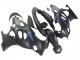 2004-2006 Suzuki GSX600F/GSX750F Motorcycle Fairings - Matte Black with Blue Logo Canada Websites
