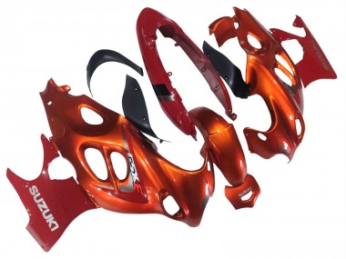 2004-2006 Suzuki GSX600F/GSX750F Motorcycle Fairings - Burnt Orange White Logo Canada Websites