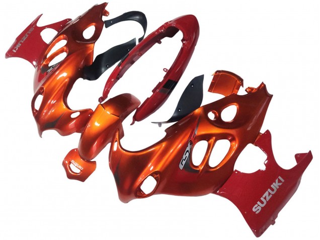 2004-2006 Suzuki GSX600F/GSX750F Motorcycle Fairings - Burnt Orange White Logo Canada Websites