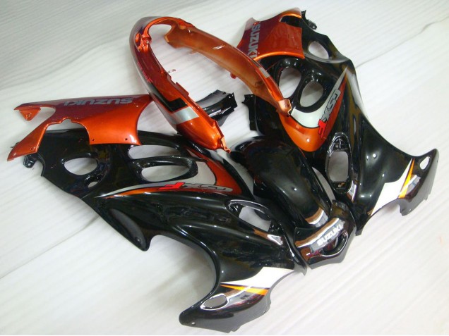 2004-2006 Suzuki GSX600F/GSX750F Motorcycle Fairings - Glossy Black Orange Canada Websites