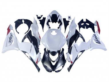 2023-2025 Kawasaki ZX6R Motorcycle Fairings - Pearl White Black Red Canada Websites