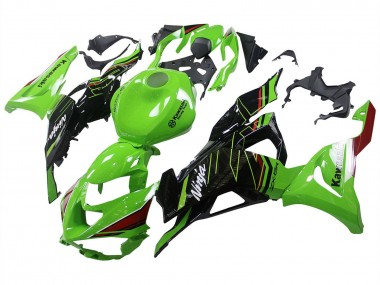 2023-2025 Kawasaki ZX6R Motorcycle Fairings - Green Black Canada Websites