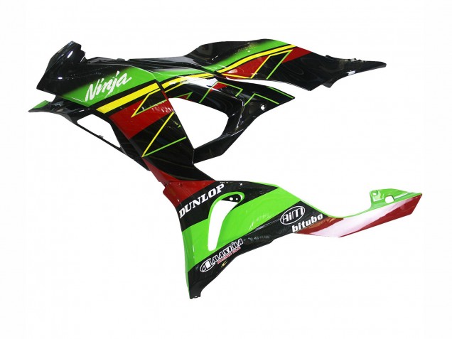 2023-2025 Kawasaki ZX6R Motorcycle Fairings - Green Black Red Yellow Dunlop Canada Websites