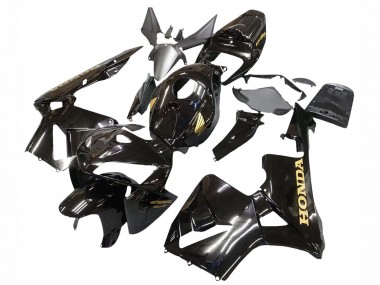 2005-2006 Honda CBR600RR Motorcycle Fairings - Black with Gold Logo Canada Websites