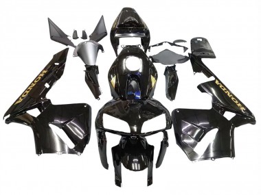 2005-2006 Honda CBR600RR Motorcycle Fairings - Black with Gold Logo Canada Websites