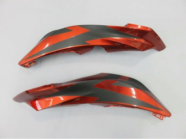 2007-2008 Honda CBR600RR Motorcycle Fairing Kits - Orange Matte Black Canada Websites