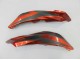 2007-2008 Honda CBR600RR Motorcycle Fairing Kits - Orange Matte Black Canada Websites