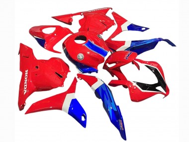 2009-2012 Honda CBR600RR Motorcycle Fairings - White Red Blue HRC Canada Websites