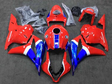 2009-2012 Honda CBR600RR Motorcycle Fairings - White Red Blue HRC Canada Websites