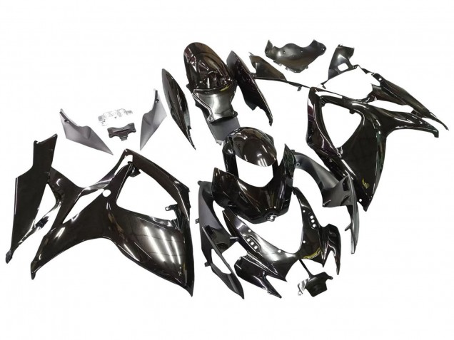 2006-2007 Suzuki GSXR 600 / GSXR 750 Motorcycle Fairings - Glossy Black Canada Websites