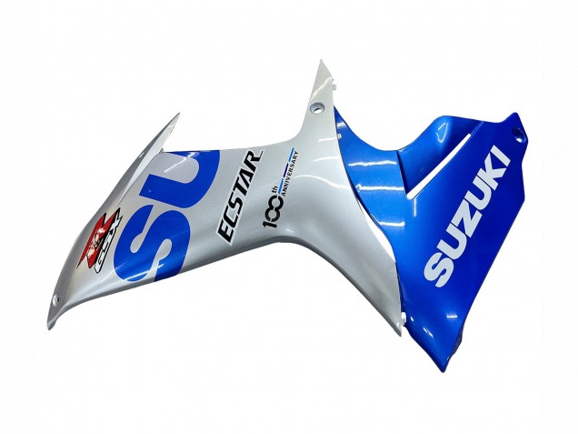 2011-2024 Suzuki GSXR 600 / GSXR 750 Motorcycle Fairings - Blue Silver Ecstar Canada Websites