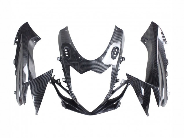 2011-2024 Suzuki GSXR 600 / GSXR 750 Motorcycle Fairings - Black Carbon Fiber Red Canada Websites