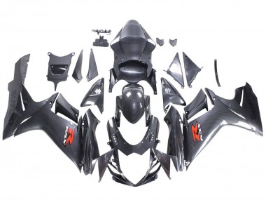 2011-2024 Suzuki GSXR 600 / GSXR 750 Motorcycle Fairings - Black Carbon Fiber Red Canada Websites