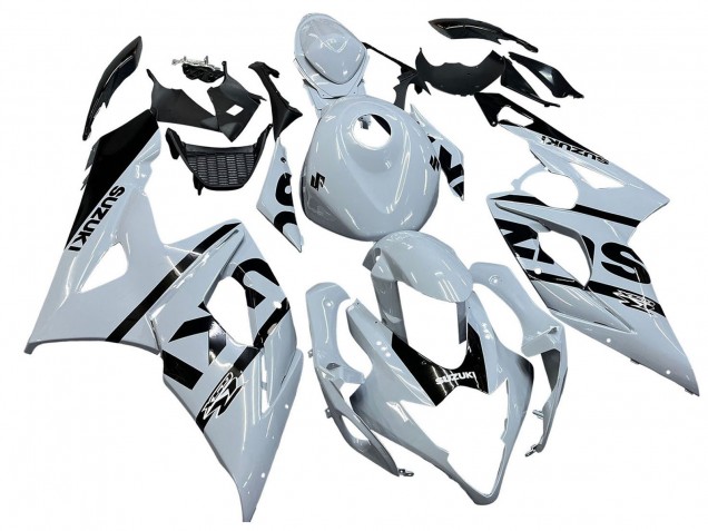 2005-2006 Suzuki GSXR 1000 Motorcycle Fairings - White Black Canada Websites