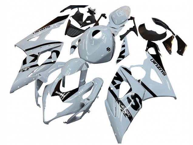 2005-2006 Suzuki GSXR 1000 Motorcycle Fairings - White Black Canada Websites