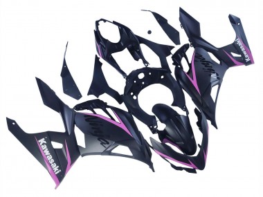 2018-2024 Kawasaki Ninja 400 Motorcycle Fairings - Matte Black Pink Canada Websites