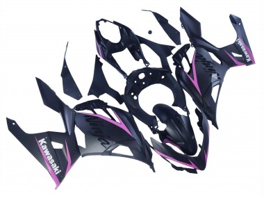 2018-2024 Kawasaki Ninja 400 Motorcycle Fairings - Matte Black Pink Canada Websites