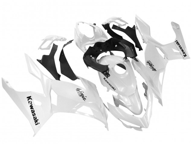 2018-2024 Kawasaki Ninja 400 Motorcycle Fairings - Glossy White Canada Websites