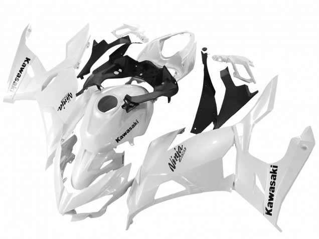 2018-2024 Kawasaki Ninja 400 Motorcycle Fairings - Glossy White Canada Websites