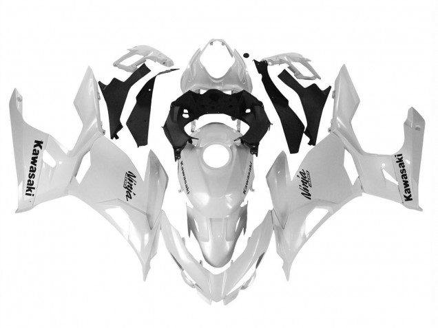 2018-2024 Kawasaki Ninja 400 Motorcycle Fairings - Glossy White Canada Websites