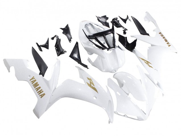 2004-2006 Yamaha YZF 1000 R1 Motorcycle Fairings - White Gold Decals Canada Websites