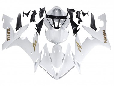 2004-2006 Yamaha YZF 1000 R1 Motorcycle Fairings - White Gold Decals Canada Websites